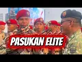 Penampakan pasukan elite TNI AD di tengah tengah ribuan pasukan peserta upacara HUT ke 80 TNI 🔥🔥🔥