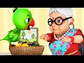 नानी माँ ने तोता पाला | Nani Maa Ne Tota Pala | 3D Hindi rhymes for kids | Hindi poem | Jugnu Kids