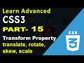 CSS Transform Property in Hindi Rotate Scale Learn Advanced CSS3 Tutorial in Hindi 2020