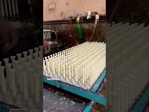 Making of candles from scratch 🕯️😳 #creatingforindia #shorts #indianstreetfood