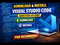 How to Download Install Visual Studio Code VS Code for Beginners 2026 Download Visual Studio