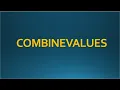 COMBINEVALUES DAX in Power BI