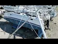 Aftermath of hurricane Ian at safe cove marina Inc in Port Charlotte Florida
