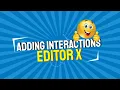 Editor X - Hover Interaction Tutorial