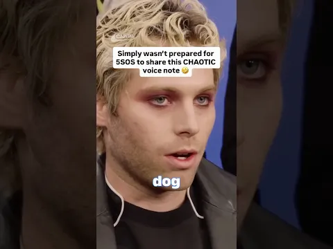 This unhinged 5SOS voice note is taking me OUT 🤣 #5sos #5secondsofsummer