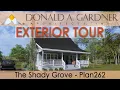 Small cabin house plan with three bedrooms - The Shady Grove