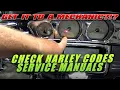 How To Check Harley Touring Codes DTC s Service Manual