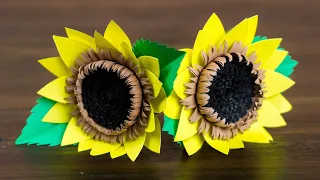 Download Paper Sunflower - How to Make Paper Sunflower - DIY Paper Flower Craft MP3