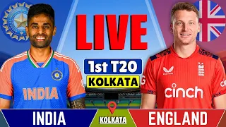 India vs England, 1st T20 | Live Cricket Match | IND vs ENG Live Match Today | ENG Batting