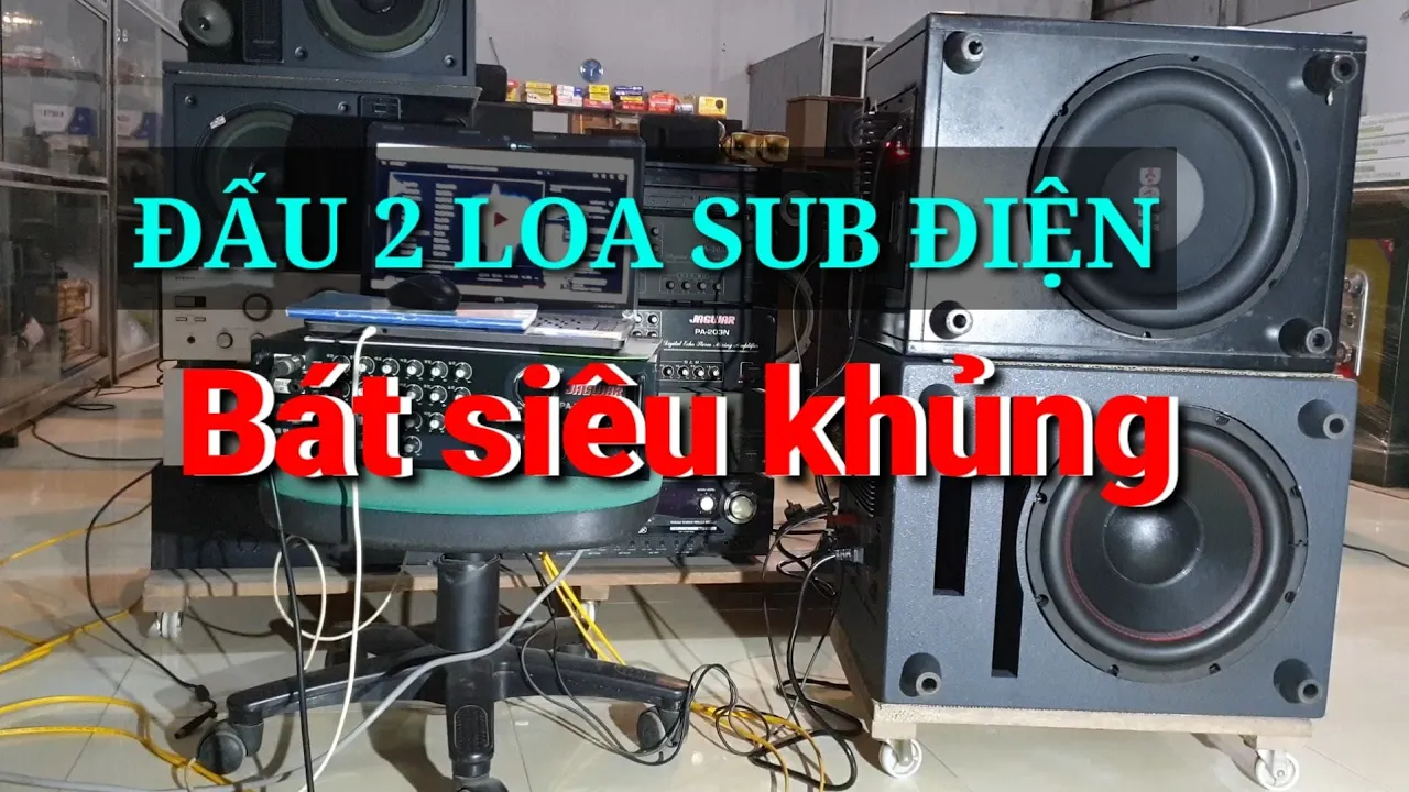 Cách đấu 2 loa sub điện  cho vế R L chuẩn nhất | siêu bát siêu trầm