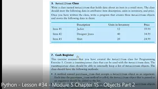 Python - Lesson