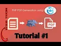 Create PDF in PHP How to generate dynamic PDF using FPDF PHP Tutorials 1 100 Working