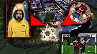ถ้าเกิด!! บินโดรนที่สูง เจอผีพี่แป้งZbingz กำลังไล่จับเด็กกิน - (Minecraft บินโดรน)