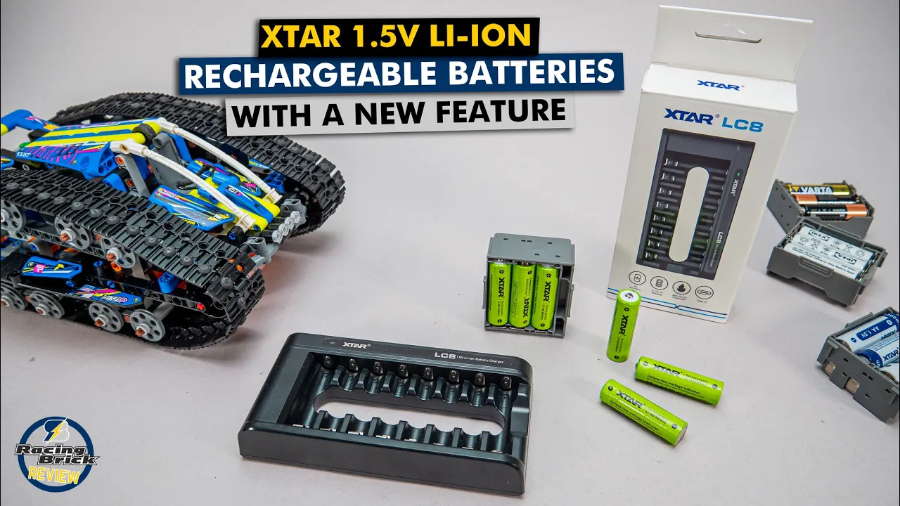 Testing rechargeable XTAR Li-ion 1.5V AA batteries with a useful new feature