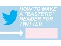 How to make an aesthetic header for twitter