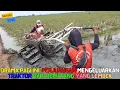 Lagu Drama pagi ini‼️ Perjuangan mengeluarkan Traktor dari Pematang yang Lembek