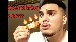 HOT WING CHALLENGE OSCAR MIRANDA I ve never had a wing this hot