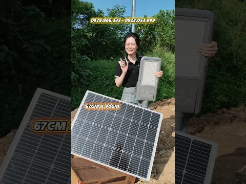 Đèn năng lượng mặt trời - dự án đèn đường 15 bộ cho nhà máy nghiền đá.