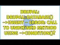 Drupal Drupal database - insert