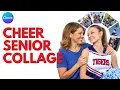 How to Make a Cheerleader Senior Night Photo Collage Poster in Canva