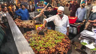 جولة أكل الشوارع في باكستان لاهور 