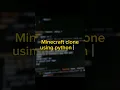 Minecraft clone using python