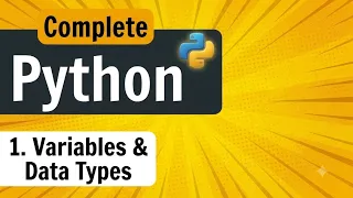 Lecture 1 Variables and Data Types Python Programming