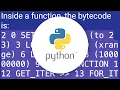 Why does Python code run faster in a function