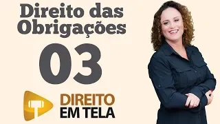 Direito das Obrigações - Aula 03 - Fontes das Obrigações