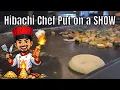 Hibachi Chef Put on a SHOW at Sakura Japanese Steakhouse Sushi