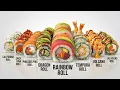 Every Sushi Roll Explained in 8 Minute