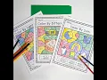 Color By Code Spring Worksheets
