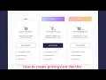 pricing card design using HTML CSS from scratch Web Designers and Developers