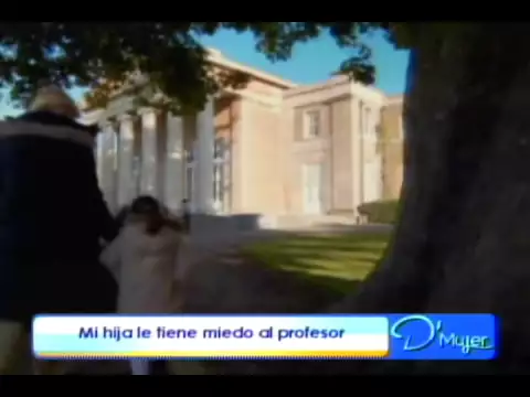 Mi hija tiene miedo al profesor