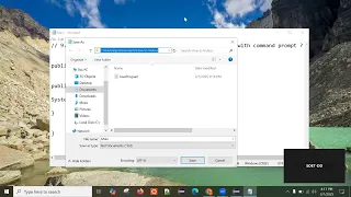 How to compile and run the Java program using Notepad with a command prompt