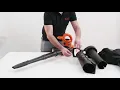 How to assemble and disassemble the BLACK DECKER 3 in 1 Backpack Blower Vacuum blower tube