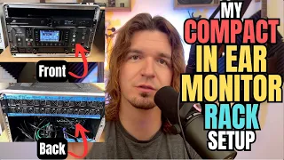 my compact in ear monitor rack setup and how to make your own