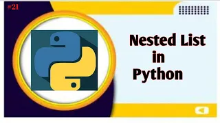 Nested list in Python Accessing Element from nested list List indexing AI