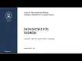 Data Science for Business Lecture 6 Customer segmentation Clustering