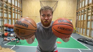 Which basketball is the best to shoot 🤔 #basketball #swish #shooting 