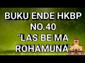 Download Lagu BUKU ENDE HKBP NO. 40 \