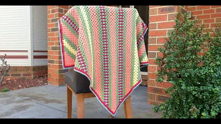 Corner to Corner Granny Stitch Summer Blanket Decrease - C2C Blanket Part 3