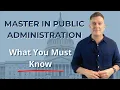 Master in Public Administration MPA What You MUST Know Before Applying