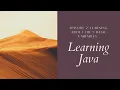 ASMR LEARNING JAVA 2 BASIC VARIABLES AND GUM CHEWING