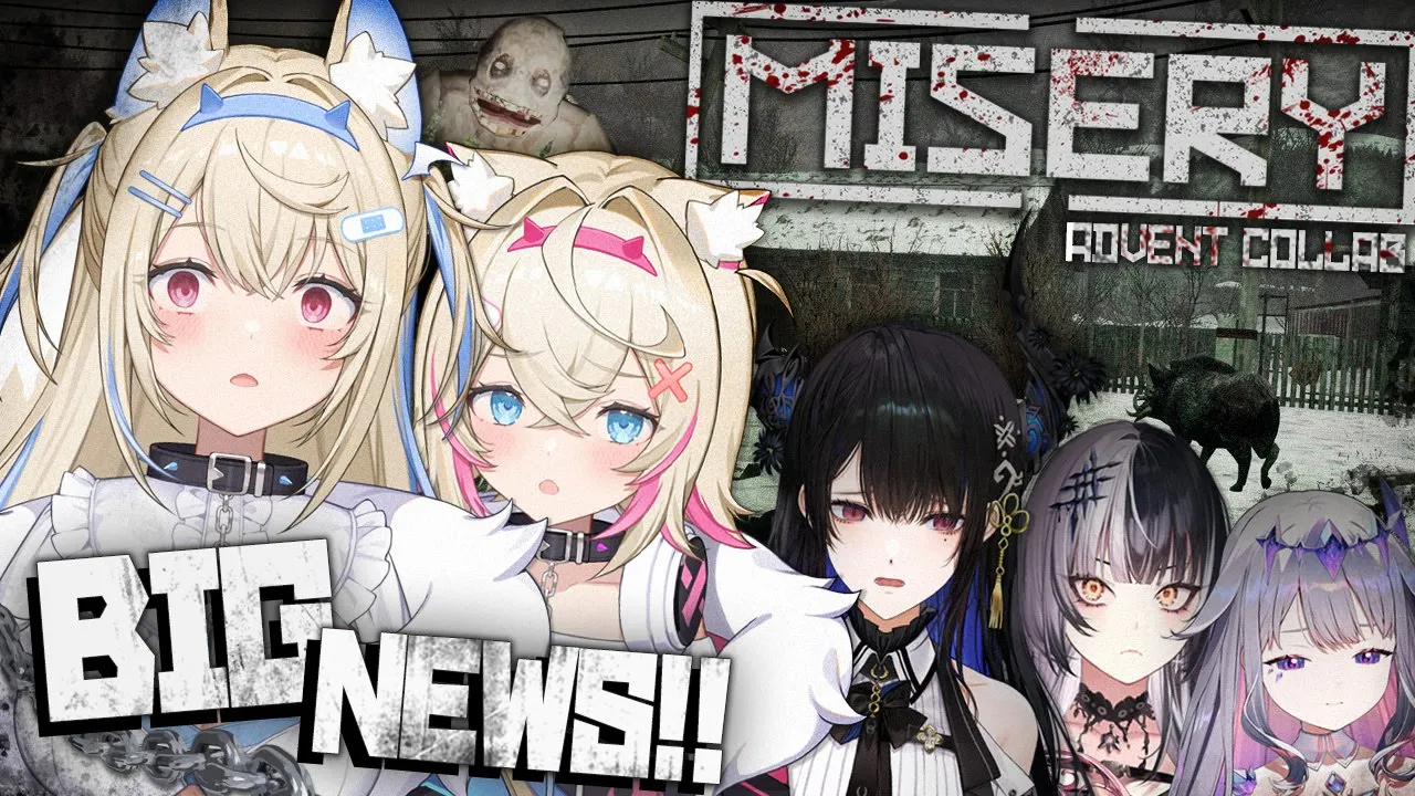 【MISERY COLLAB】we survived the cell, we can survive radioactive ruins 🐾 #holoAdvent 【FUWAMOCO】