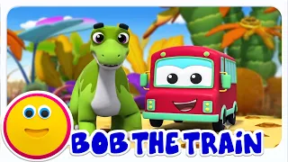 🦖🚌 Danse des Dinosaures et des Véhicules | Bob The Train & Kaboochi | Chanson pour Enfants