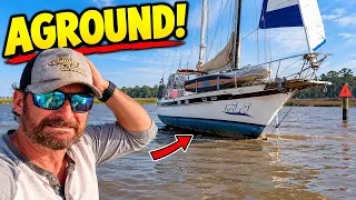Finally Sailing Again After a YEAR… Then I Run Aground!
