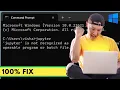 How to Fix Jupyter is not Recognized as an Internal or External Command Windows 2023