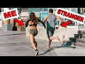 CHALLENGING RANDOM STRANGERS TO RACE ME