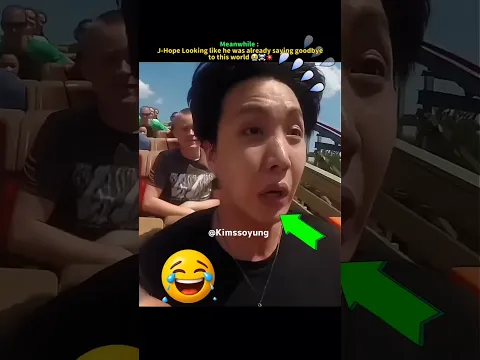 How Jungkook Enjoys The Rollercoaster 🎢🥰 Vs How J-Hope Handles It 🤣🤣